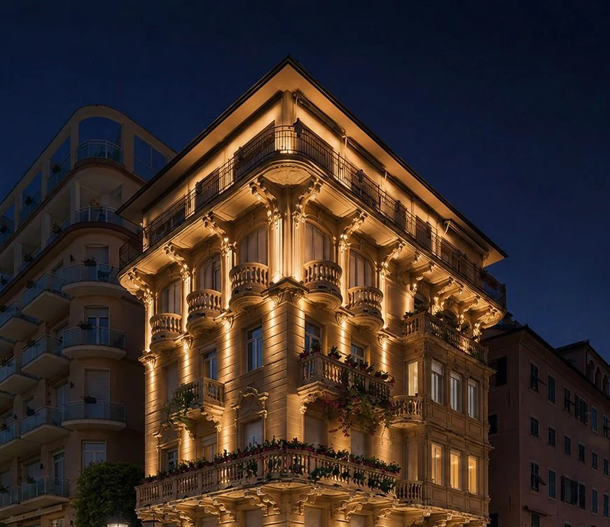 Intervento Muca Erdis Impianti su edificio a Rapallo